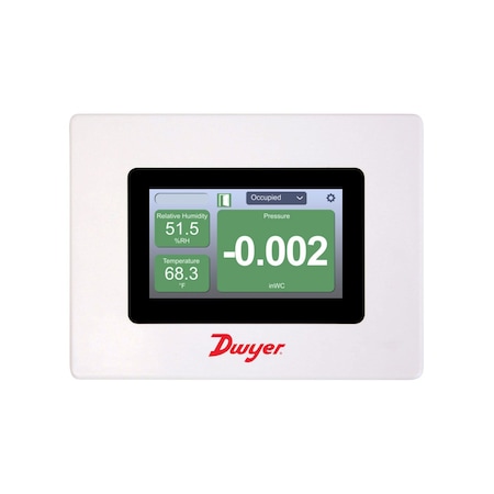 Dwyer Instruments range -0.5-0-0.5inwc, +/- 1.0% accuracy with SS bezel RSME-C-014-SS